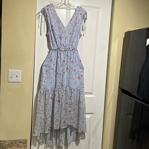 Size 12, Banana Republic, sky-blue colourful.